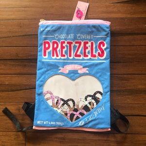 NWT Luv Betsey Johnson Chocolate Pretzels Backpack